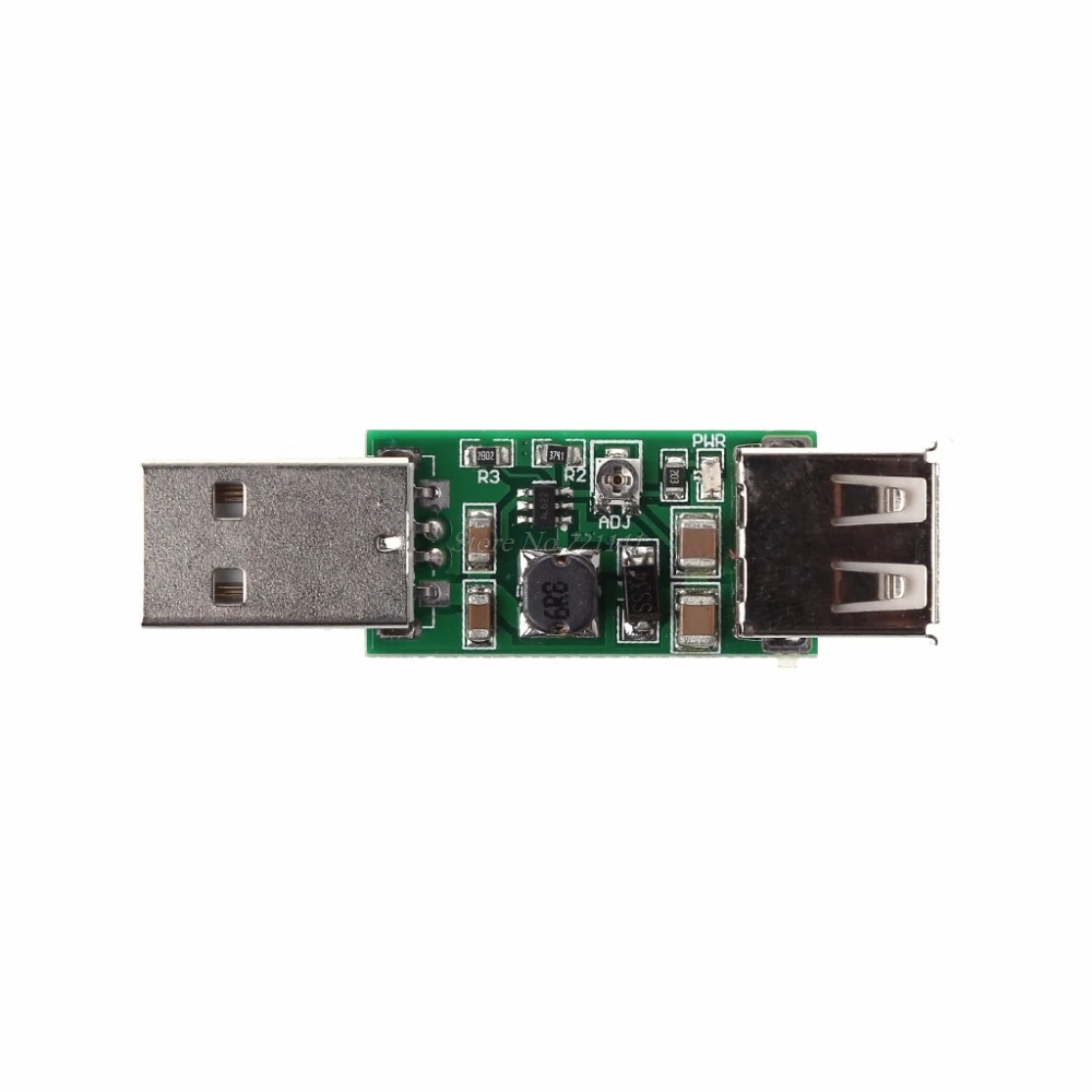 DC-DC USB 5V to 6-15V Step-Up Boost Converter Voltage Inverter Module Adjustable Female Interface Dropship | Электронные