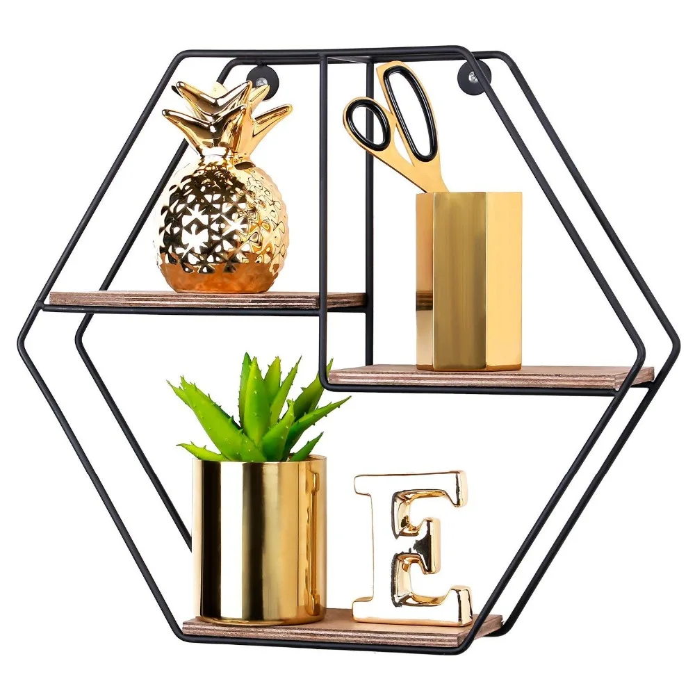 Wall Mount Floating Shelves Rustic Wood Storage Book for Free Grouping of Bedroom Living Room Kitchen Office | Дом и сад