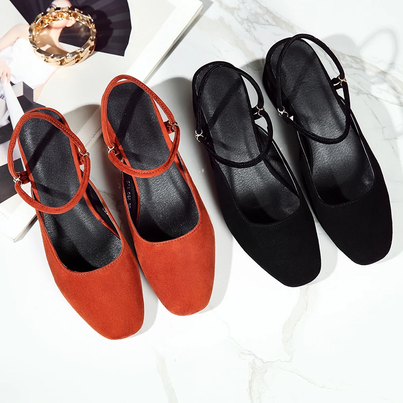 6 см новый толстый копыта Каблучки коровьей черный Сандалии для девочек из