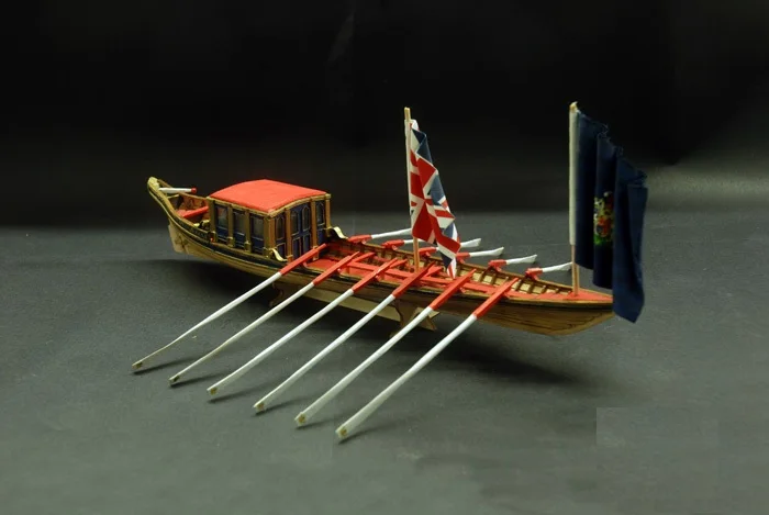Плотный материал Британский Королевский флот модель HMS Barge 1832 1/48 деревянный