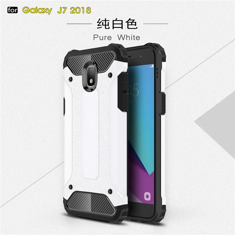 Для подходящих чехлов Samsung Galaxy J7 2018 чехол wolfrole TPU & PC армированный бампер для