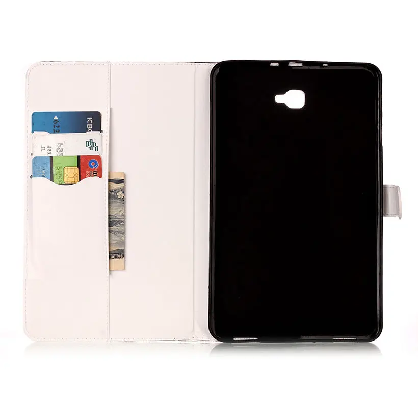 Чехол с мраморным рисунком для Samsung Galaxy Tab A A6 10 1 2016 T580 T585 T580N чехол книжка планшета
