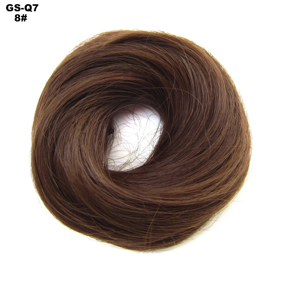 TOPREETY Жаростойкие синтетические волосы 30гр пончик-шиньон шнурок резинка Updo наращивание волос Q7