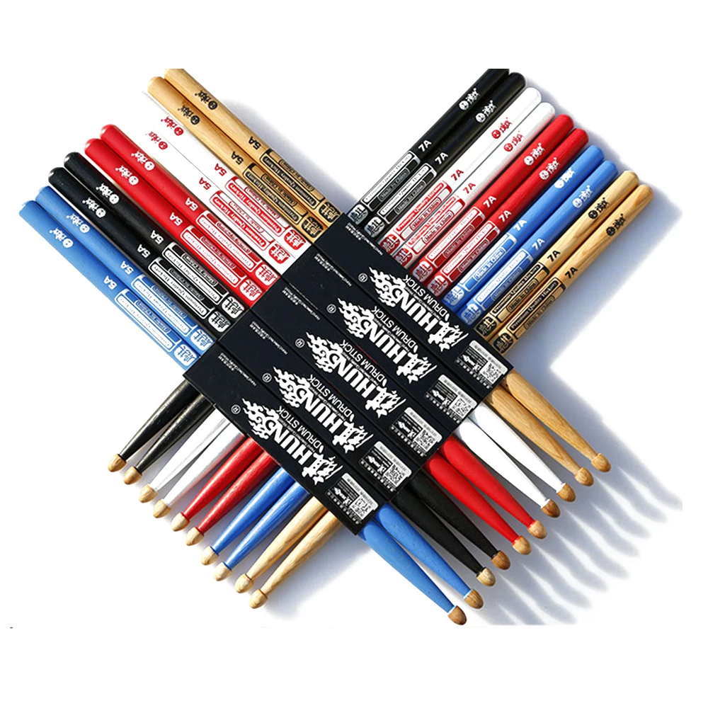 Хун 7А барабанные палочки высшего качества American Hickory 5A барабанная палочка для