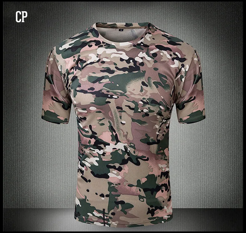 Refire gear уличная камуфляжная футболка мужская с коротким рукавом Футболка с круглым вырезом дышащая быстросохнущая охотничья ACU походная футболка для кемпинга
