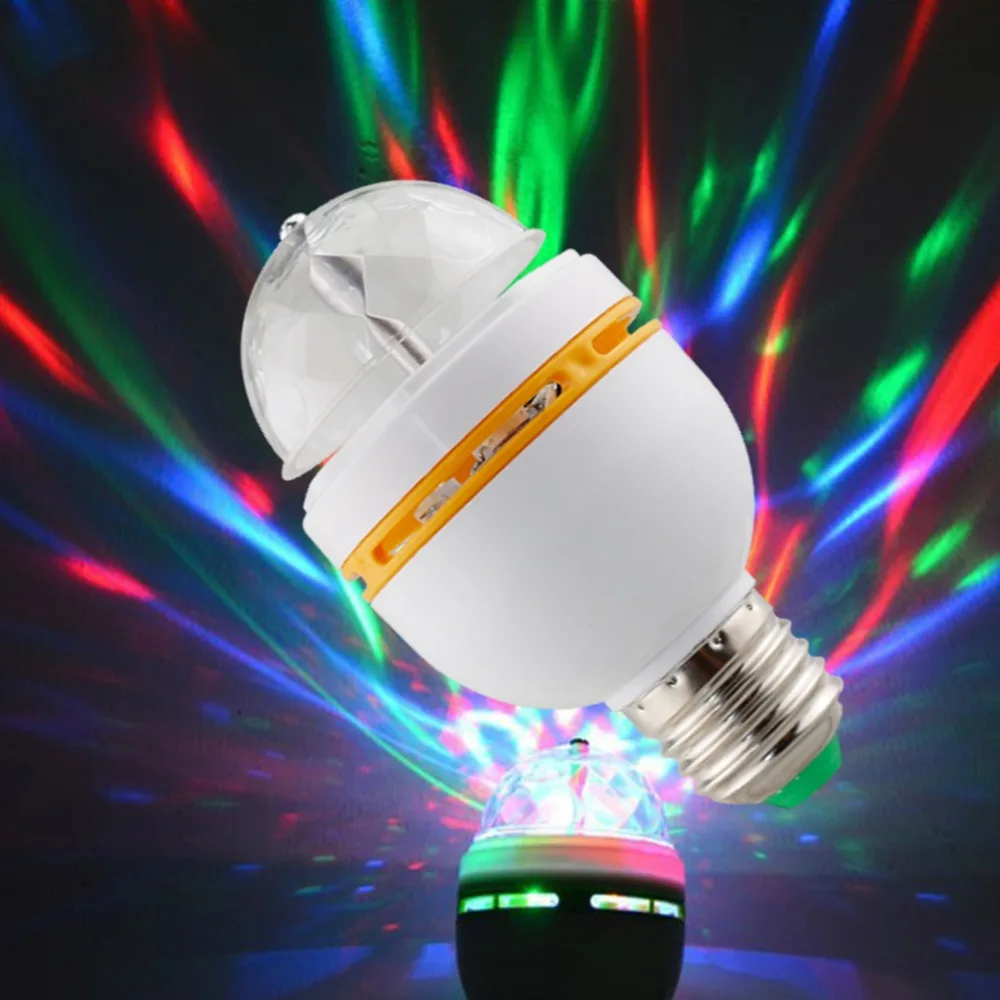 85-265V Светодиодный светильник E27 3 Вт 6 RGB светодиодный лампы лампа USB ЕС E14 для