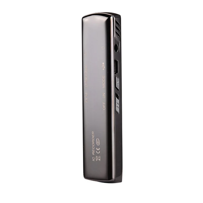 Yulass Мини цифровой диктофон перезаряжаемый 8 Гб Голосовая активация USB цифровой Аудио с MP3 WMA формат
