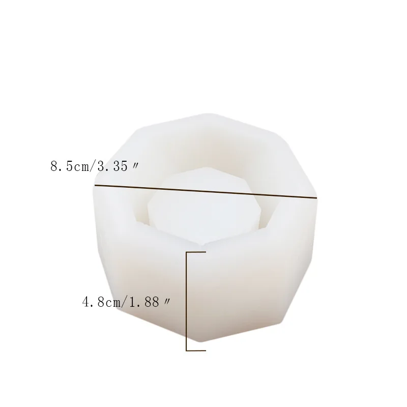 Силиконовая форма креативная Геометрическая Полигональная для бетона