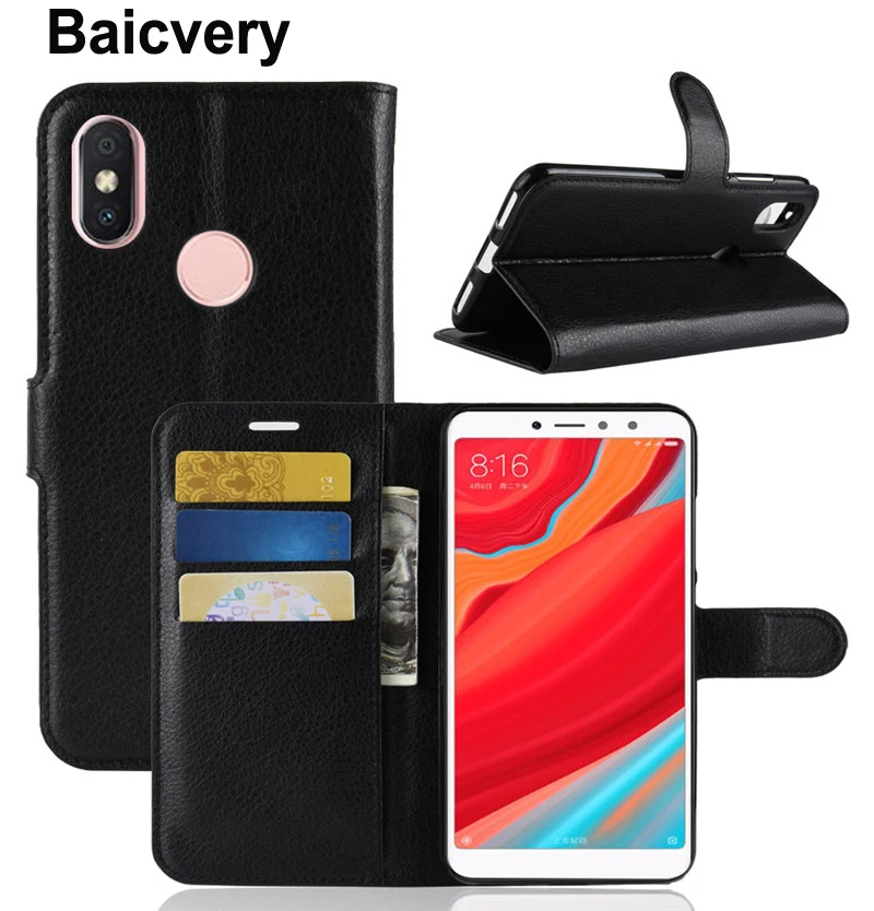Стильный кожаный чехол кошелек для Xiaomi Redmi S2 S 2 глобальная версия RedmiS2 подставка
