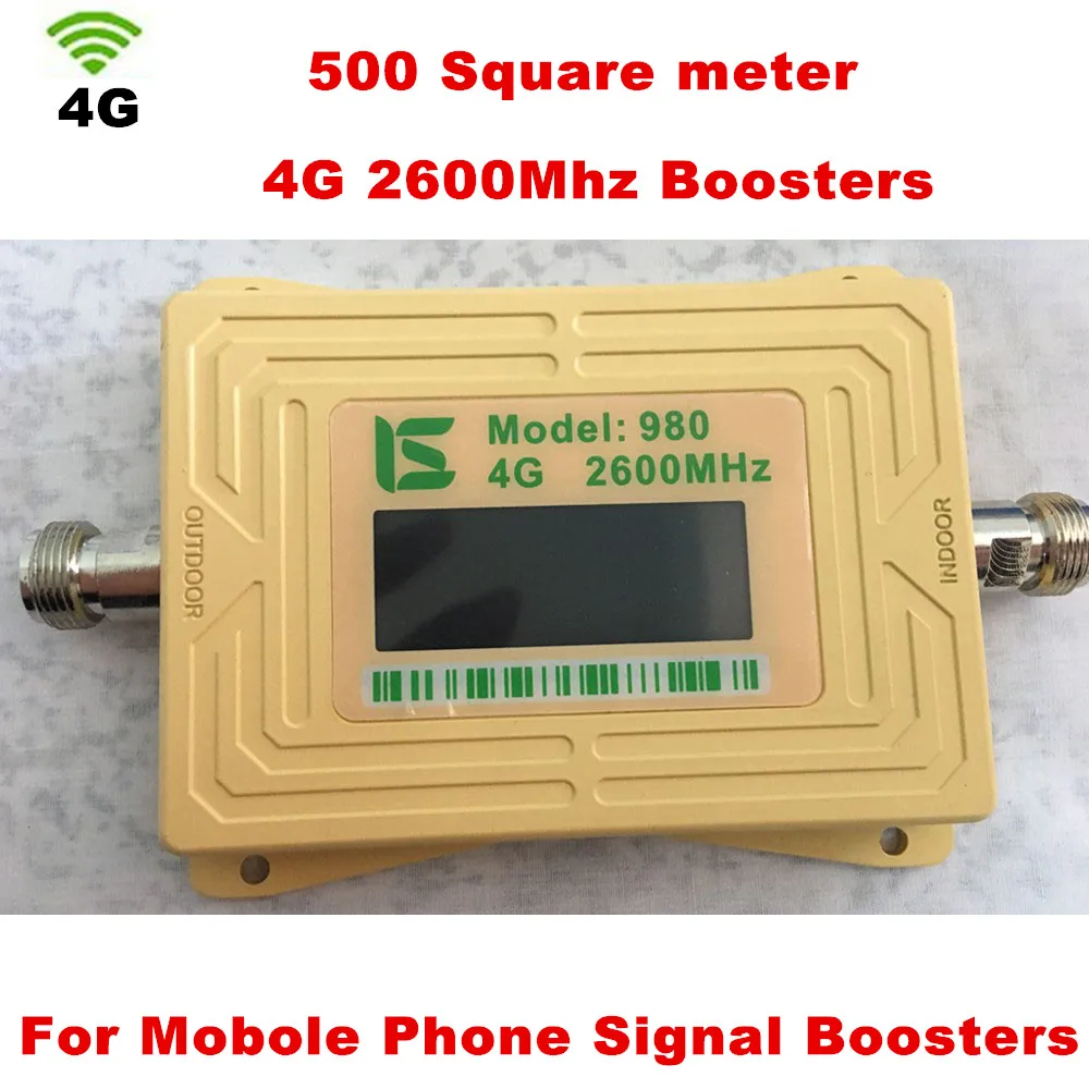 4G LTE ампли репитер LCD 2600MHz усилитель сигнала 70dBi усиление 2600 повторитель