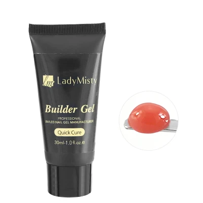 Natural Pink Ladymisty 30 г замачивающийся полигель УФ акриловый гель быстрое наращивание пальцев гель для ногтей Камуфляжный УФ светодиодный твердый строительный гель - Цвет: Natural Pink
