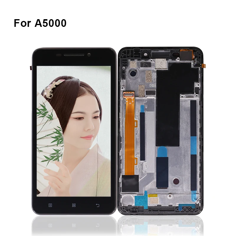 ЖК дисплей для Lenovo A5000 дигитайзер сенсорного экрана в сборе сменный экран 5