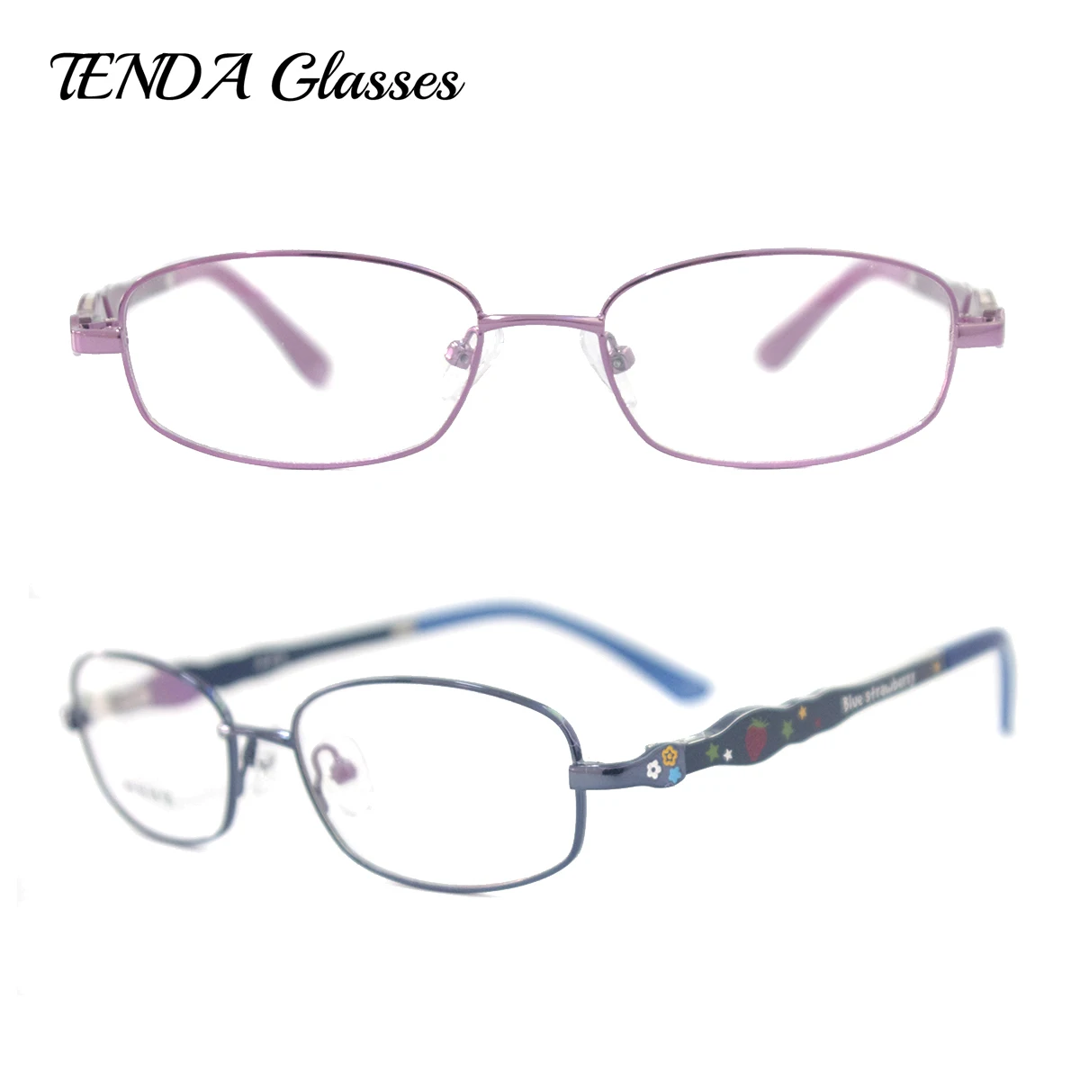 Модные металлические и ацетатные легкие гибкие детские модные очки оптические