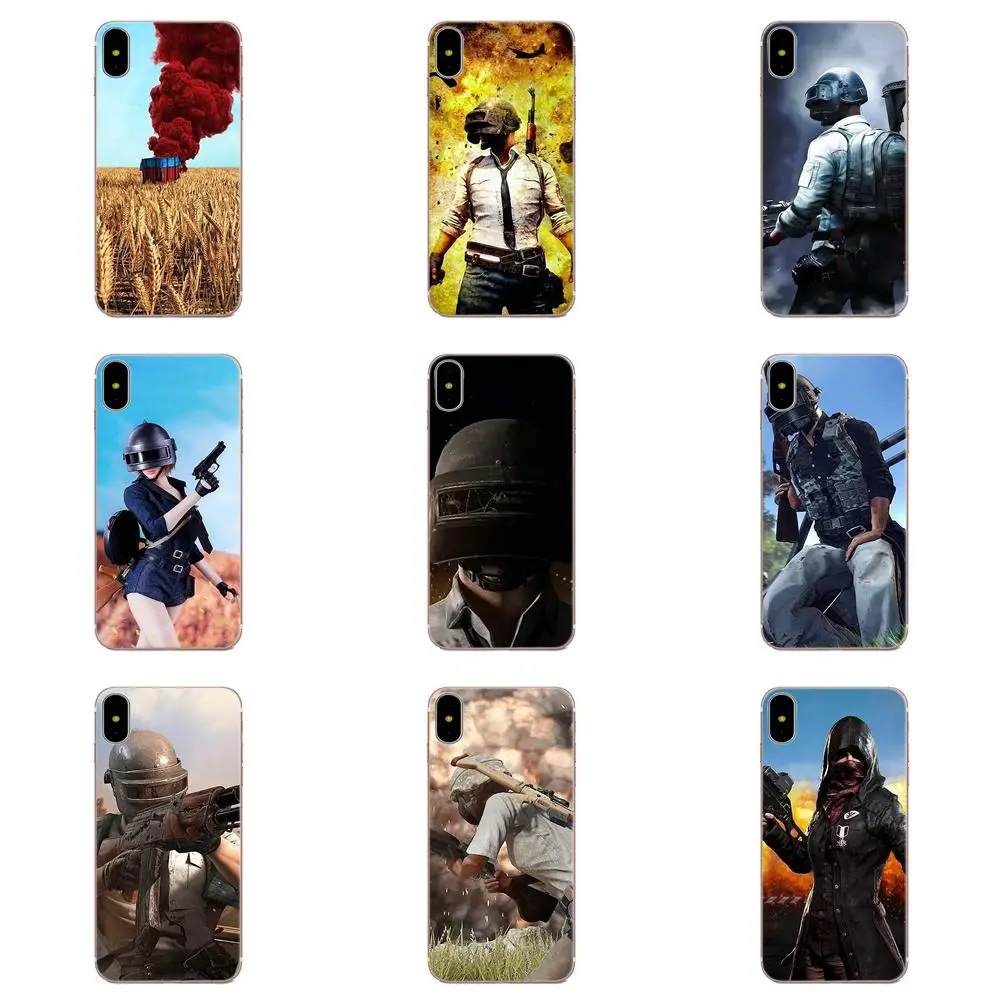 Мягкий Силиконовый ТПУ прозрачный узор PUBG игра Мода для Xiaomi Redmi Mi Note 7 8 9 SE Pro Lite Go Play