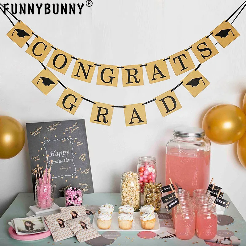 FUNNYBUNNY идеальные выпускные Декорации для вечеринок grade Party классный крафт