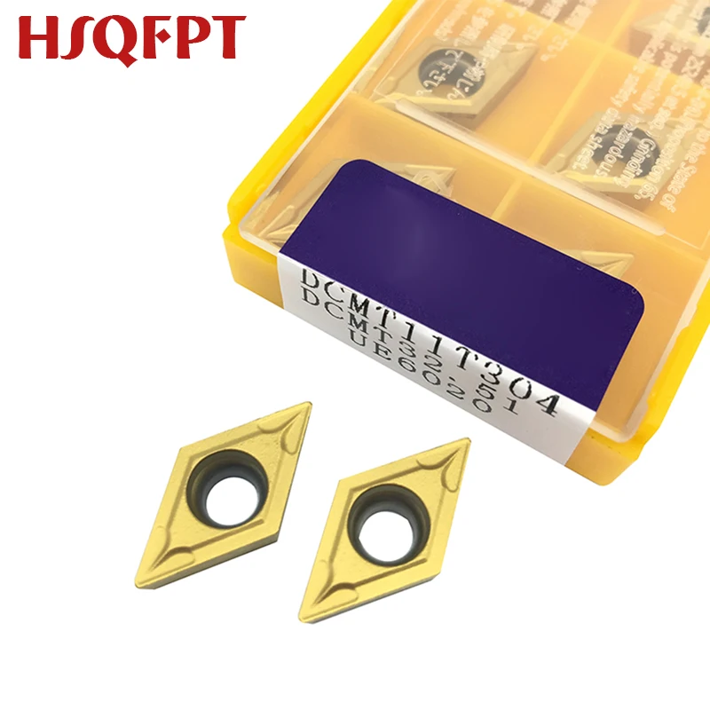 10 шт. DCMT11T304/DCMT11T308 VP15TF/UE6020/US735 карбидные вставки внутренний резец токарный