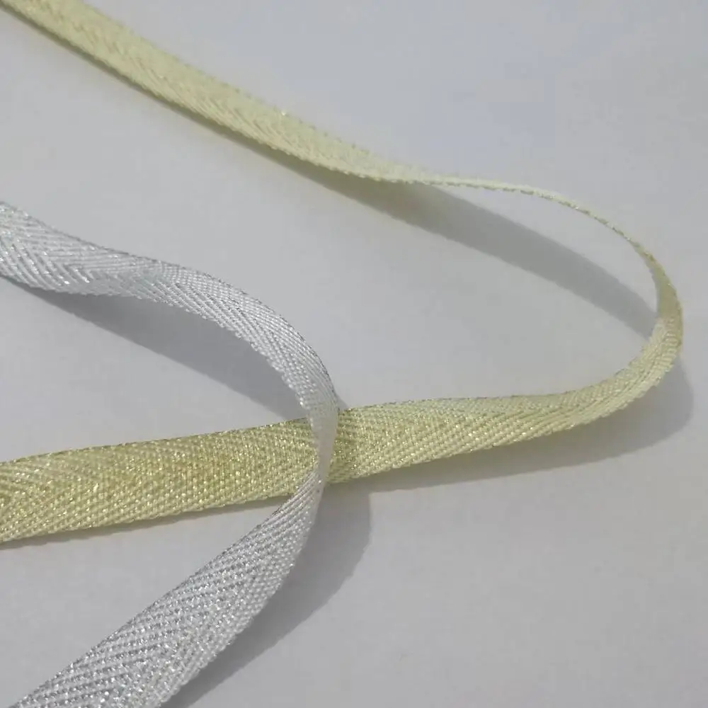 

1cm wide Polyester Ribbon Shining Herringbone Ribbons, Sell it by Meter,