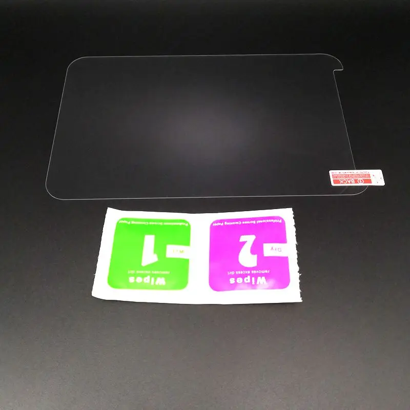 100pcs Universal Tempered Glass Film Screen Protector for new 7 inch Tablet Protective Film+Cleaning Wipes Size 183x111mm