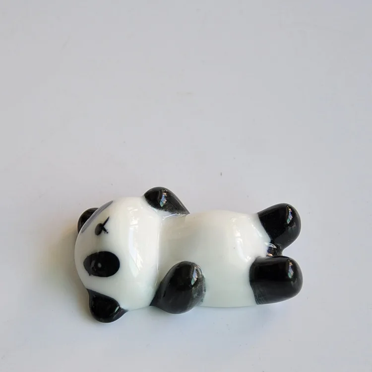 2 шт./лот керамика панда палочки дозирующая детская ложка для Стенд Держатель
