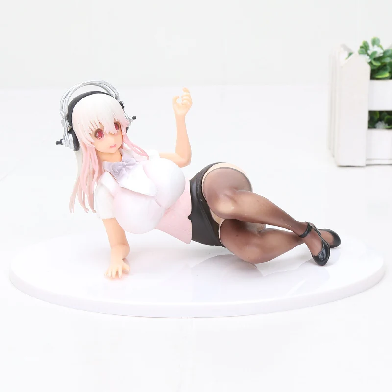 no box Супер купальный костюм Sonico lying Ver. ПВХ фигурка Коллекционная модель SuperSonico игрушки для взрослых Аниме Фигурка Горячая Девочка Кукла - Цвет: no box