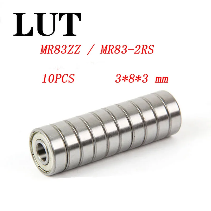 10 шт. подшипник MR83ZZ MR83 2RS 3*8*3 мм Миниатюрный бесплатная доставка|bearing bearing|bearing