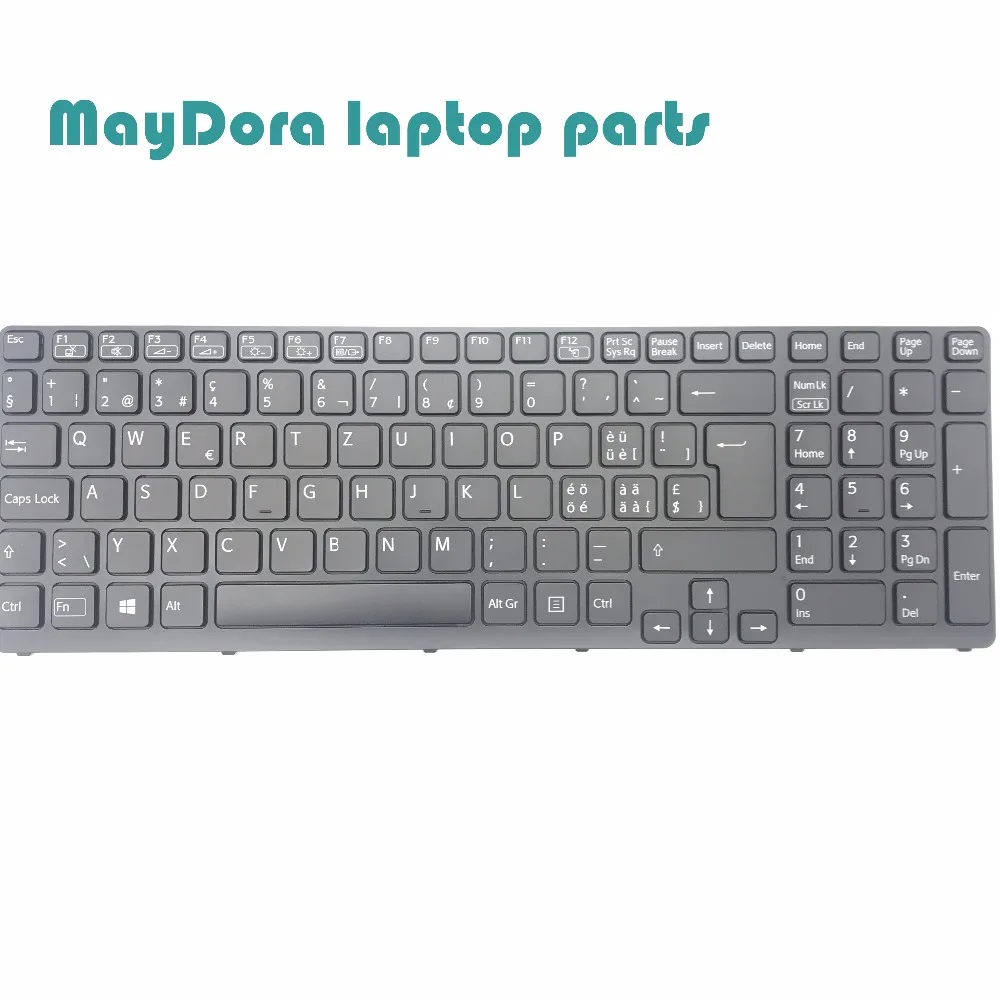 Новые оригинальные детали для ноутбуков SONY VAIO SVE 15 SVE151 SVE1511 SVE171 SVE1712 SVE1713 черная