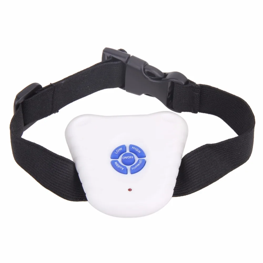 Безопасный ультразвуковой ошейник для собак и домашних животных с защитой от лай