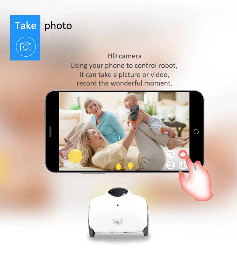 Профессиональный RC робот Ranababy мобильный камера Дом Робот семья осматривает