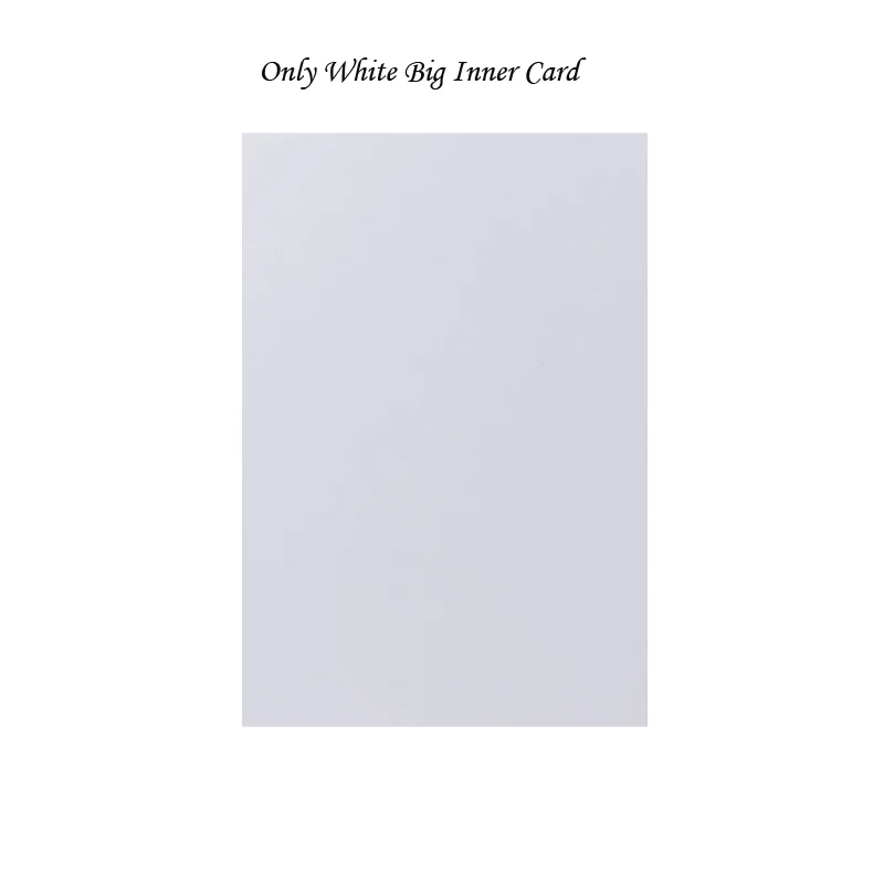 Only Inner Card 50 шт., европейские свадебные пригласительные открытки с лазерной огранкой, трехкратные кружевные поздравительные визитные открытки, открытки для ответа на приглашение, свадебные сувениры, вечерние украшения - Цвет: Only Inner Card