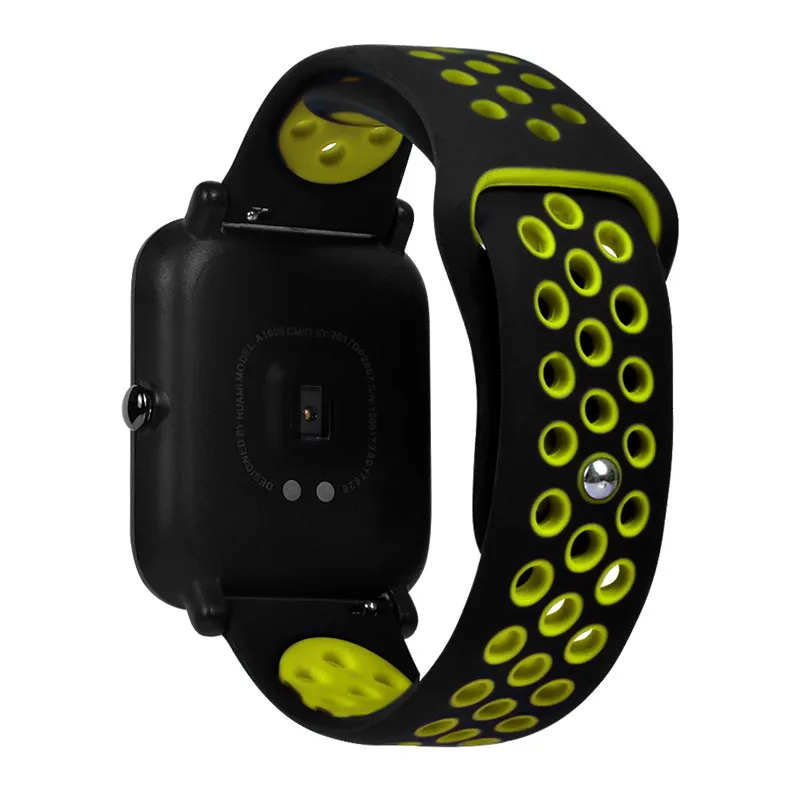 7 в 1 для Xiaomi Huami Amazfit bit Bip ремешок силиконовый браслет amazfit bit Мягкий силиконовый чехол+ Защитная пленка для экрана