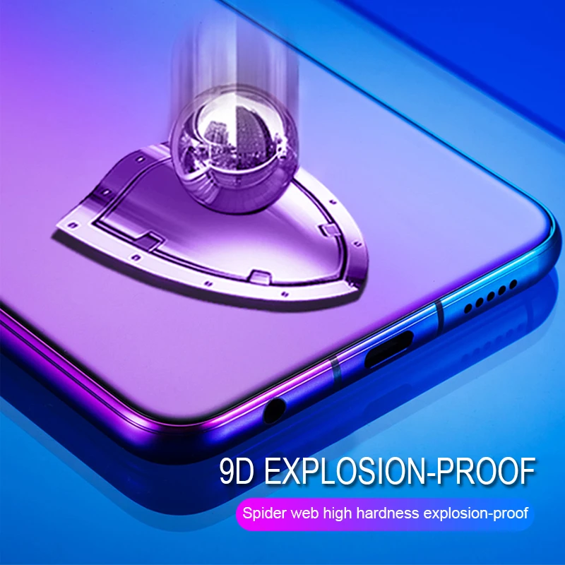 15D Защитное стекло для экрана huawei Honor 8 10 7 7c 8X Max 9 закаленное Lite Полное покрытие