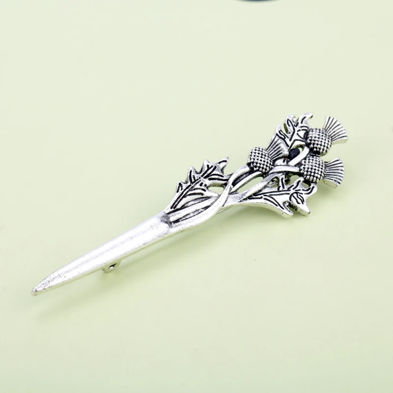 MQCHUN Scotland Thistle Броши с мечом на булавке с модным национальным цветком брошь Outlander ювелирный подарок для мужчин и женщин аксессуары