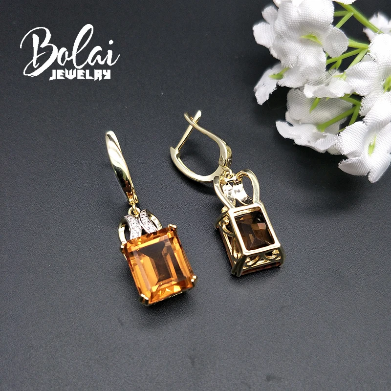Bolaijewelry висячие серьги с зултанитом на застежке искусственные драгоценные камни