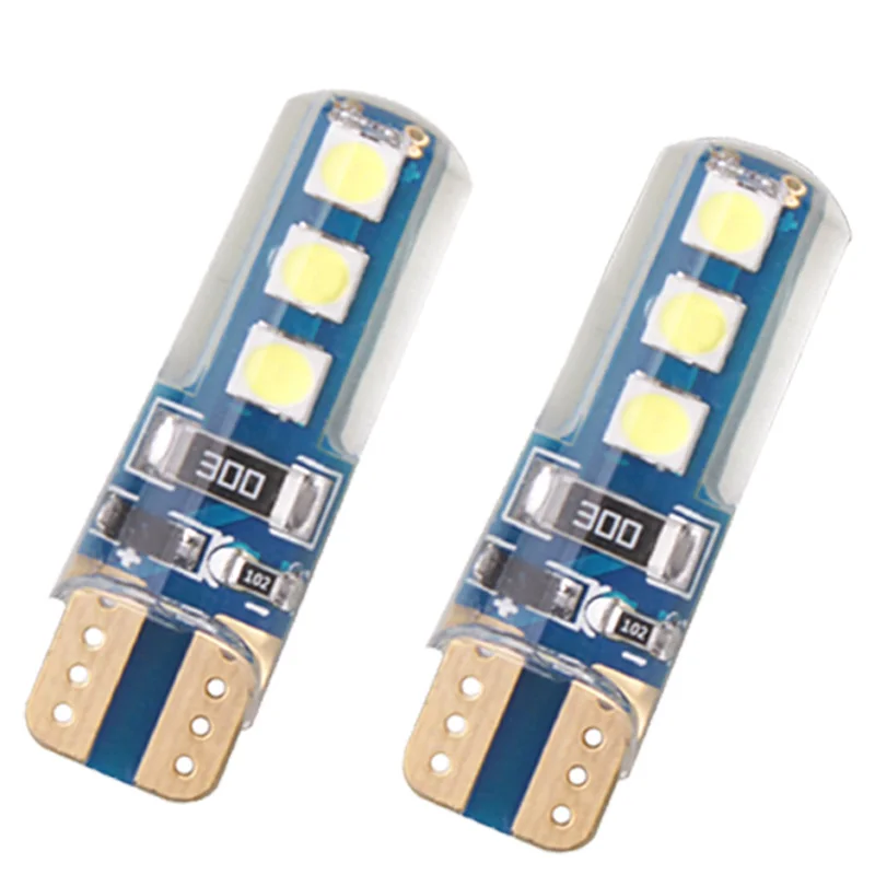 RXZ 100 шт. силиконовый COB светодиодный T10 3030 168 194 W5W лампочка 6SMD номерной знак