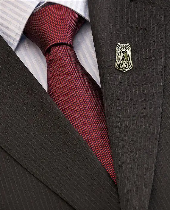 Оптовая продажа Neapolitan мастиф (Обрезанные уши) брошь женский/мужской подарок