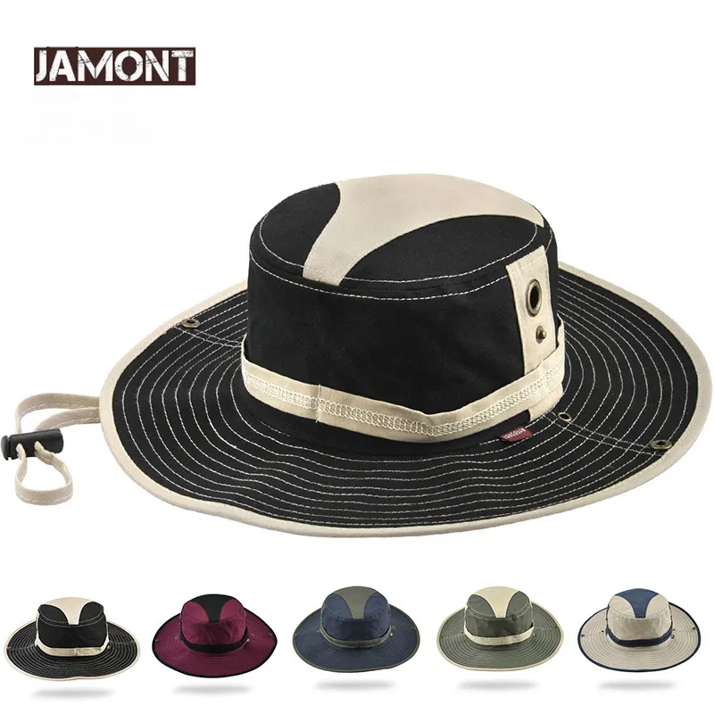 Мужские и женские панамские шляпы JAMONT летние кепки с солнцезащитным козырьком из