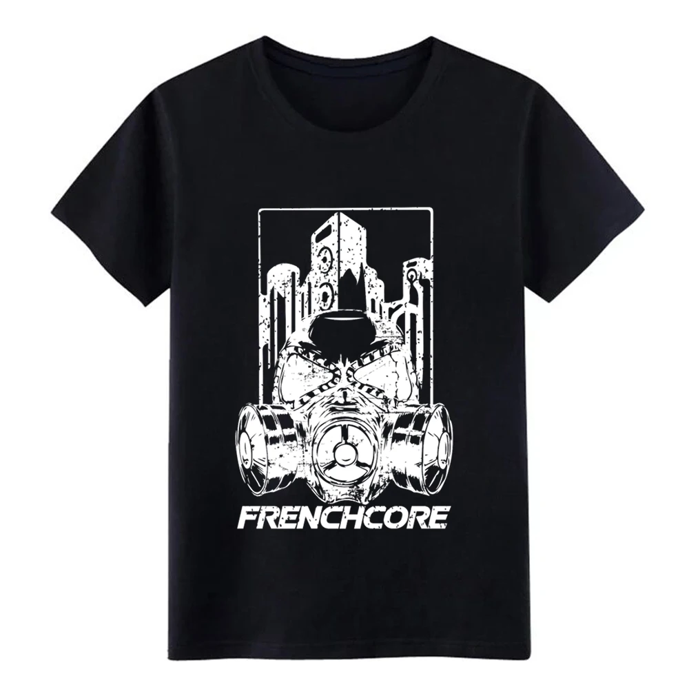 Мужская футболка Frenchcore (белая) на заказ 100% хлопок S XXXL крутая графическая летняя