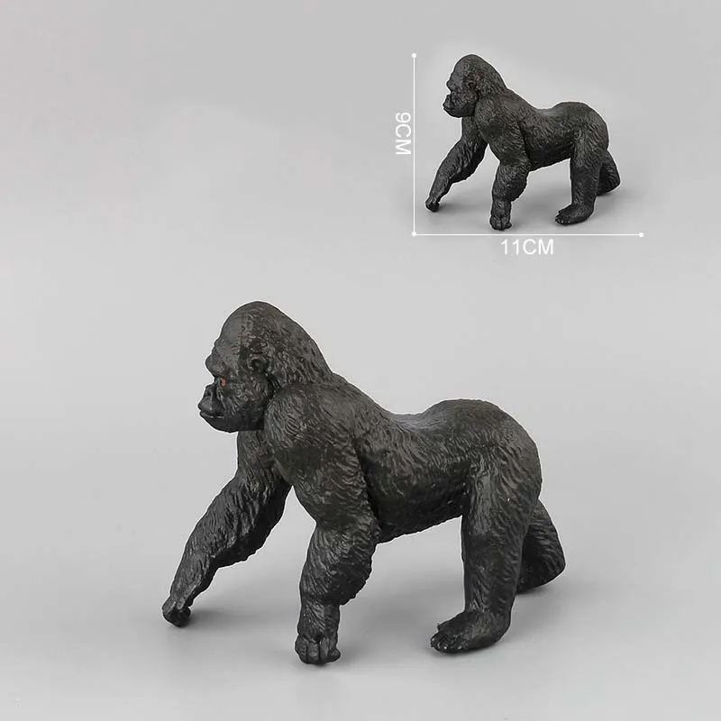 Милый Набор фигурок Chimpanzees модель обезьяны игрушки для детей мальчиков T Rex