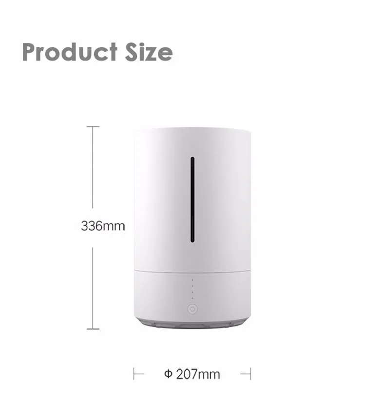 XiaoMi Smartmi Sterilizing Humidifier 3.5L Smart Humidity Setting Air Humidifier UV sterilization Household Mute Diffuser