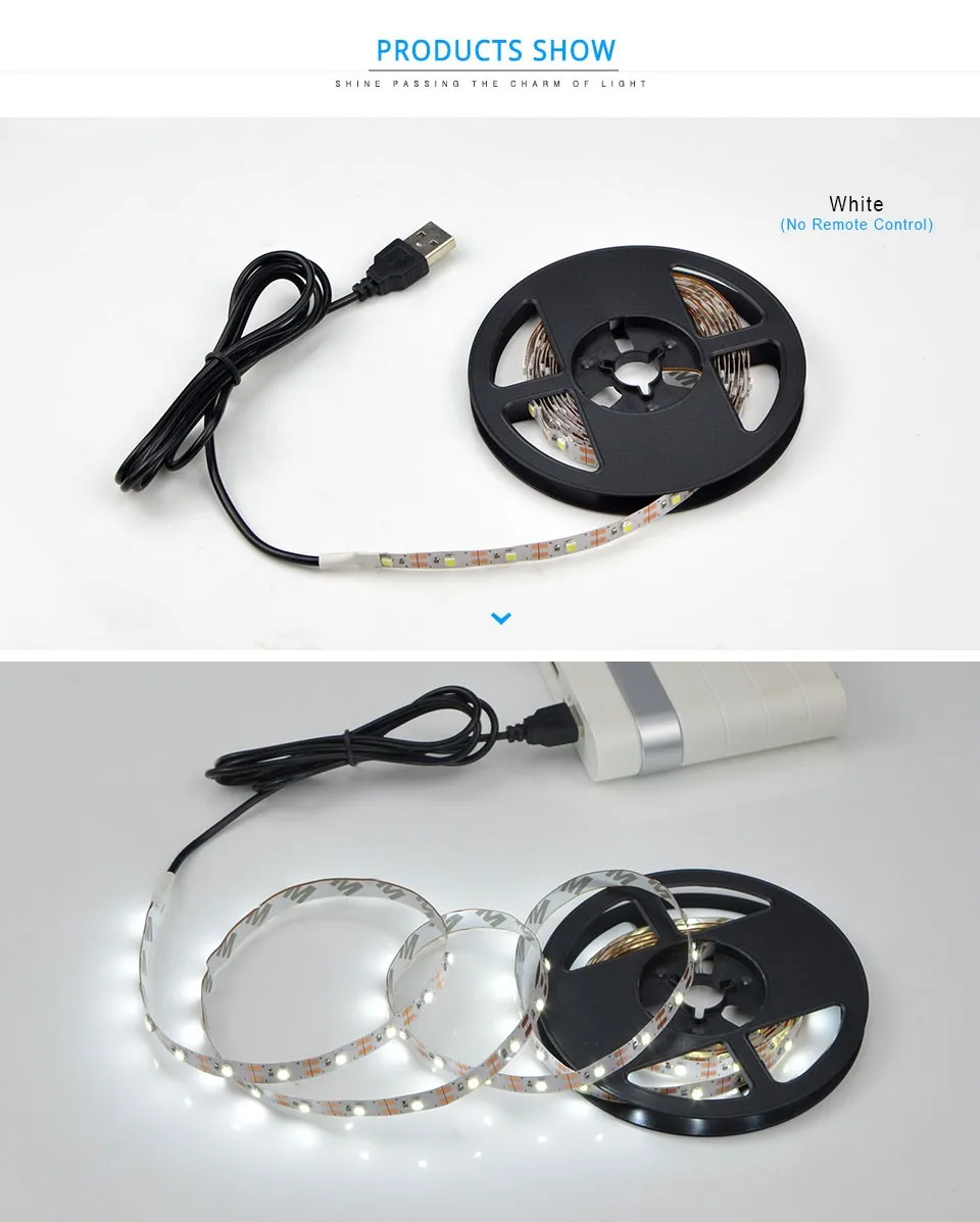 Люсис привело ТВ/PC Декор лампы подсветки светодиодный usb-кабель со светом Питание DC 5V RGB белый теплый белый кухня гостиная освещение