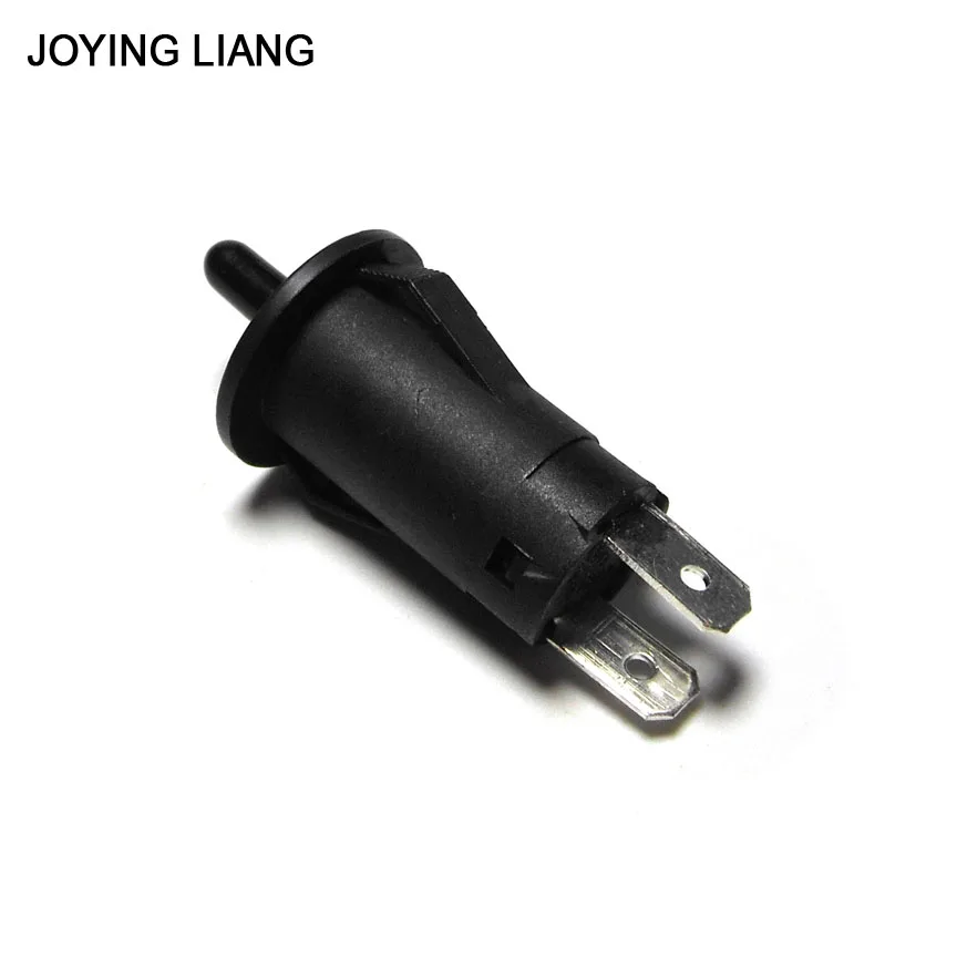 

JOYING LIANG KA5 Black Pressure Button Switch Refrigerator Cabinet Light Switch Press Down OFF 1A 250V AC Switches