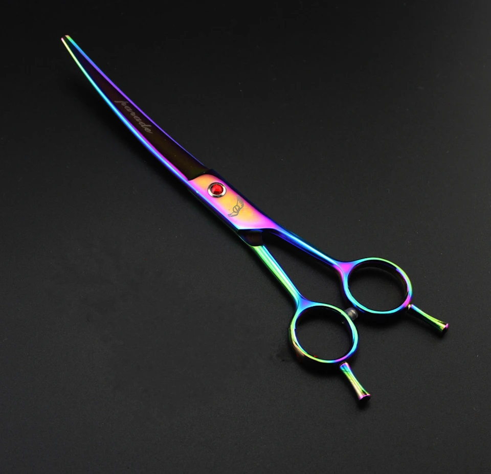 Брендовый набор ножниц для груминга домашних животных 7 дюймов профессиональные