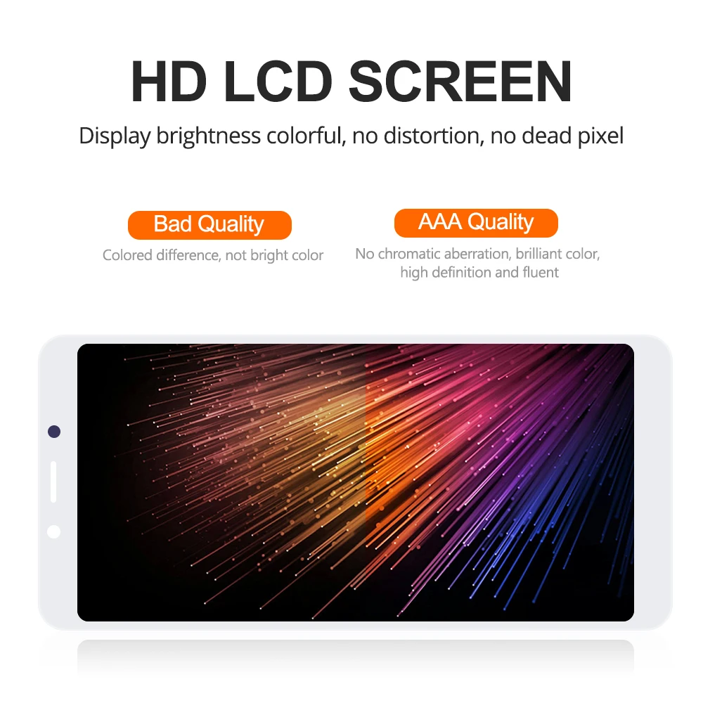 5 45 &quotкачественный ЖК-дисплей + рамка для Redmi 6 Замена ЖК-экрана xiaomi redmi 6a в сборе