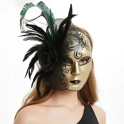 Маска на Хэллоуин Женская Маскарадная маска все лицо для взрослых сексуальная