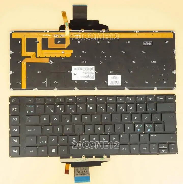 Новый ноутбук клавиатура для HP предзнаменованием 15 5000 серии QWERTY шведский /