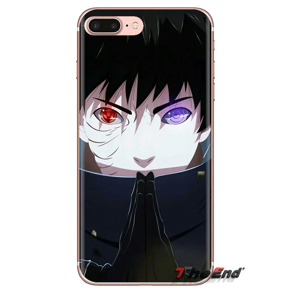 For LG Spirit Motorola Moto X4 E4 E5 G5 G5S G6 Z Z2 Z3 G2 G3 C Play Plus Mini Transparent TPU Housing naruto Uchiha Madara Obito |