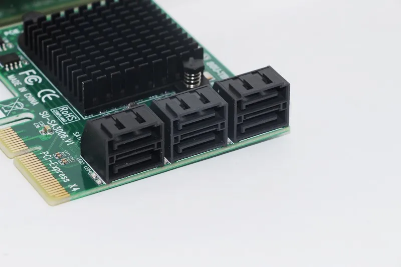 Плата расширения SATA 3 0 6 Гбит/с портов PCI Express переходник один порт до 500 МБ чипсет