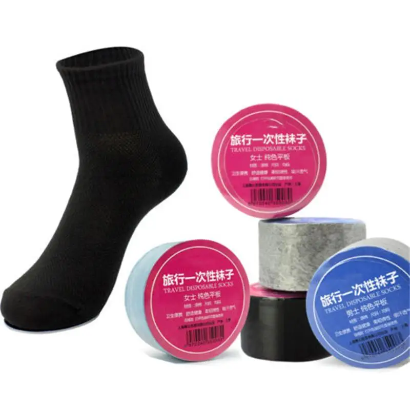 1 пара переносных одноразовых носков для путешествий и женщин мужчин|outdoor socks