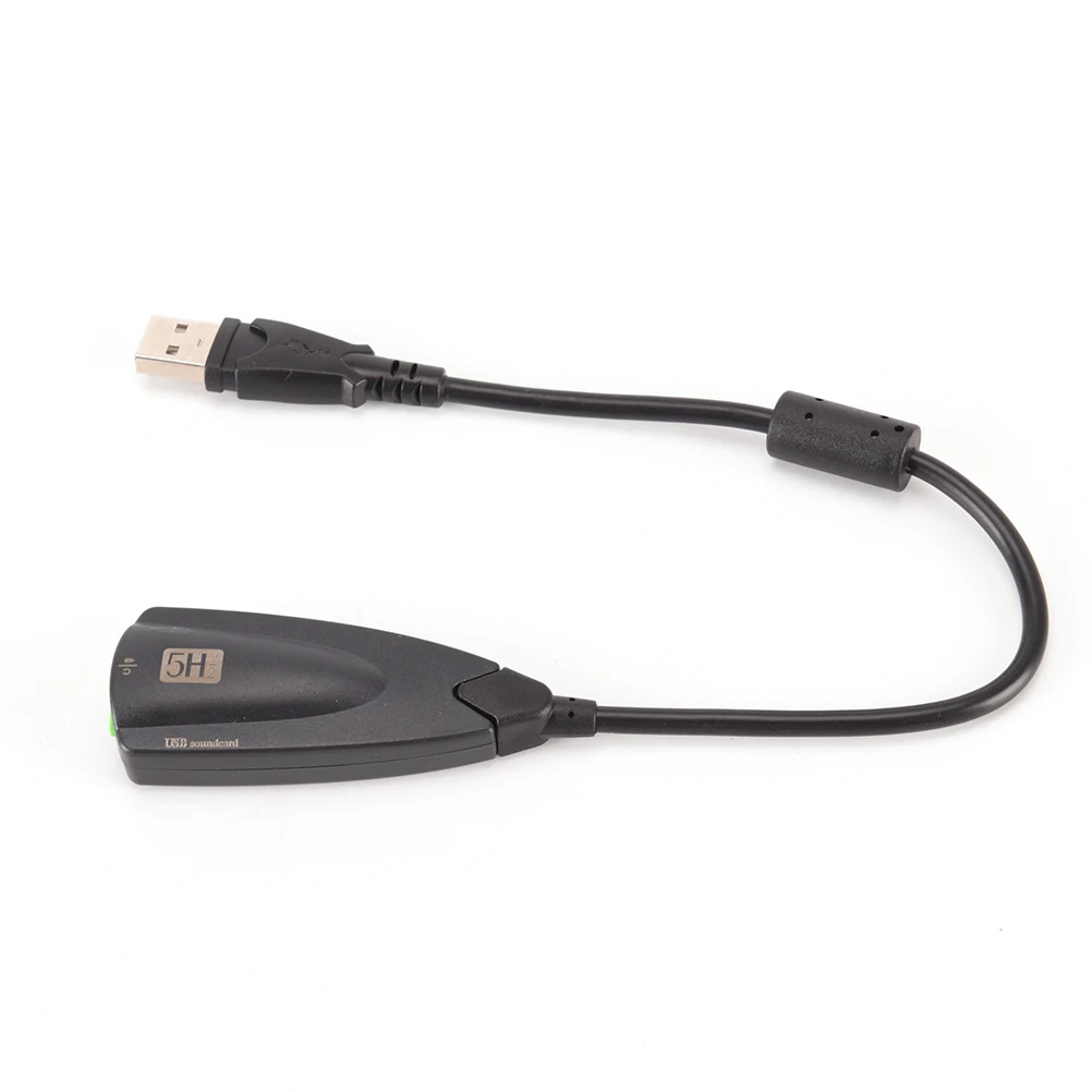 Внешняя звуковая карта USB 5H V2 7 1 аудиоадаптер к 3D CH виртуальный канал дорожка для