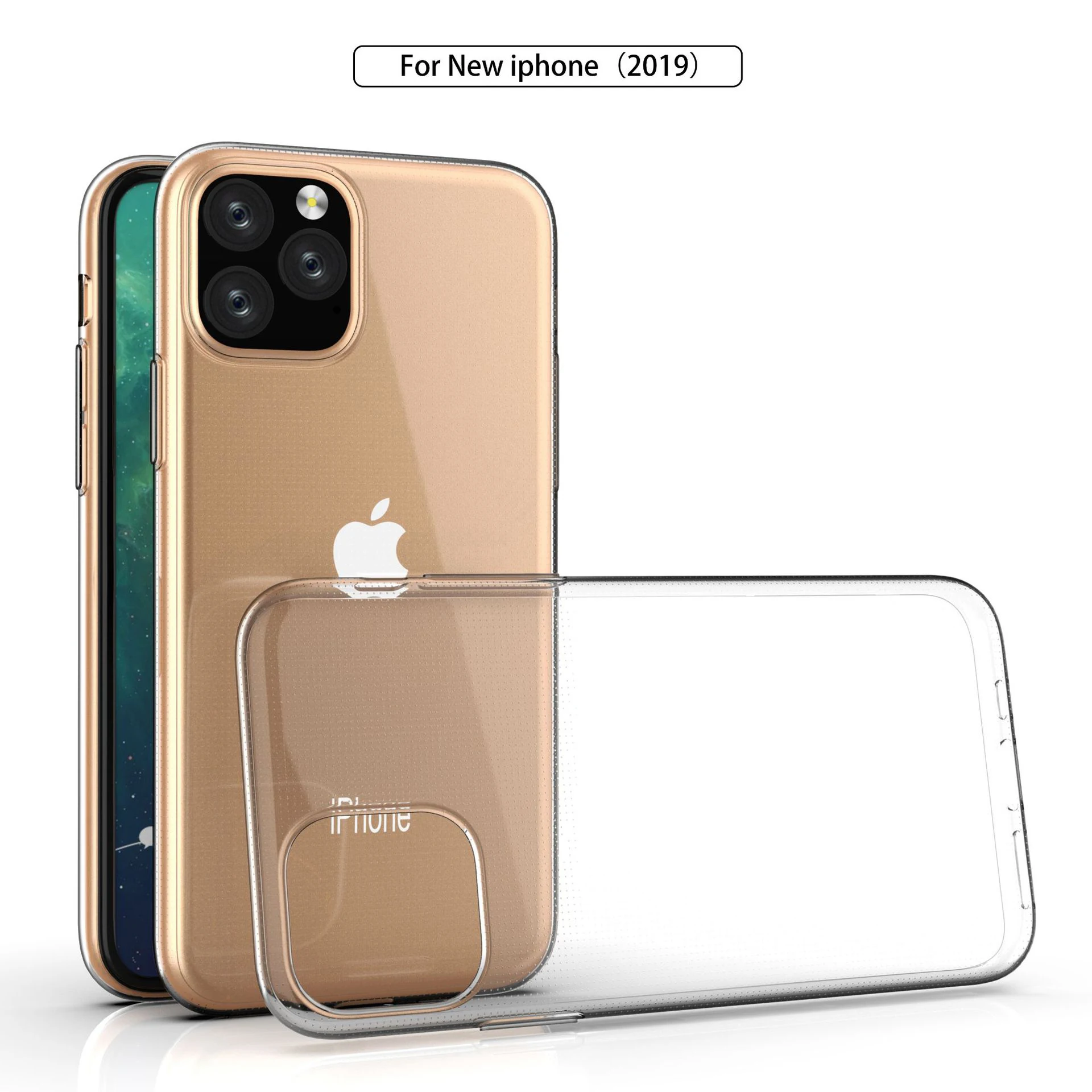10 pcs/lot Ultra Thin Soft Silicone Transparent Case for iPhone 11 on Pro Max 2019 Phone Cover iPhone11 Coque |